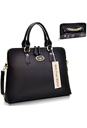 Dasein Slim Briefcase, Satchel, Shoulder Bag, Handbag, Tablet, iPad Bag