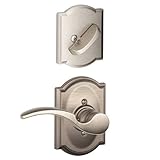 Schlage F59-STA-CAM-RH St. Annes Right Handed Interior Pack Lever Set with Singl, Satin Nickel by Sc