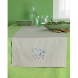 Martha Stewart Crafts Table Runner, Monogram