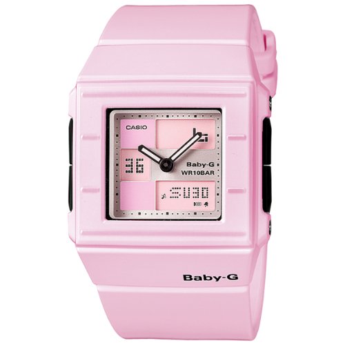 Casio Baby-G Damen-Armbanduhr rosa Anaolg/ Digital Quarz BGA-200-4E2ER