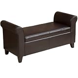 BEST Armed Storage Ottoman