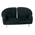 Adesso Flomo Love Seat, Black