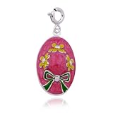 Platinum Plated Sterling Silver Hat Charm