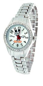 Disney&reg; #41481 Women's Mickey Mouse Watch with Metal Band