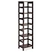 Winsome Espresso 4 - Section Storage Shelf