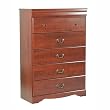 Vintage Five Drawer Chest in Classic Cherry Finish By South Shore Furniture