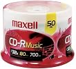 MAXELL 625156 - CDR80MU50PK Music CD-R (50-ct spindle)