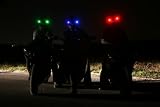 Lawst Caws Green Helmet Lights