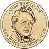 The James Buchanan Presidential Golden Dollar Uncirculated Coin 2010 P Mint