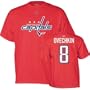 Reebok Washington Capitals Alexander Ovechkin Player Name & Number T-shirt X-L...