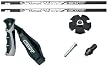 Scott 2009 ELEMENT 5 100% carbon ski poles 52 inches