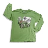 Mis Tee V-Us - Boys Long Sleeve Tee, Green