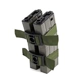 BattleAxe Airsoft M4/M16 Double Magazine Connector Clamp w/ Adjustable Straps