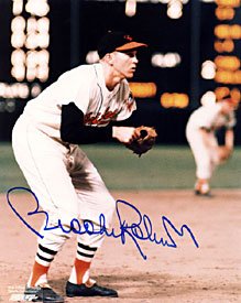 Brooks Robinson Autographed / Signed Baltimore Orioles Baseball 8x10 Photo