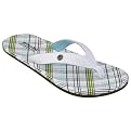 Women's Mossimo Supply Co. Liesel Plaid Flip Flops - White
