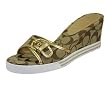 Coach Perry Signature Wedge Slide Sandal