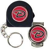 MLB Arizona Diamondbacks 6' Tape Measure, Key Chain & Money Clip Set