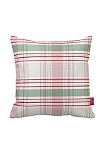 Bottega Tessile Cojín Con Relleno Extraíble (Verde Menta/Rojo/Blanco)