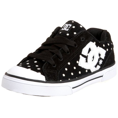 DC Toddler/Little Kid Chelsea Skateboard Shoe,Black/White,1.5 M US Little Kid