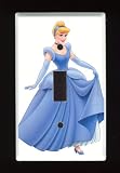 DISNEY PRINCESS CINDERELLA SINGLE TOGGLE SWITCHPLATE COVER