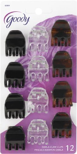 Goody Claw Hair Clip, Small, Half, 12 Count (Pack of 3) by Goody Classic