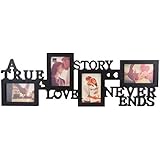 Kiera Grace "True Love" Collage Picture Frame, 10 by 30", Black