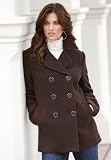 Double-Breasted Wool Peacoat