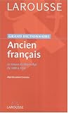Dictionnaire de l Ancien Français Coll Université Np