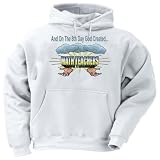 And On The 8th Day God Created MATH TEACHERS Adult Hooded Sweatshirt (Hoodie / Hoody) Various Colors