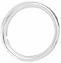 15" Chrome Plated Stainless Steel Beauty Trim Rings