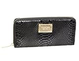 Michael Michael Kors Jet Set Zip Around Wallet, Black