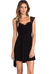 Sexy Polyester Lace Skater Dress 