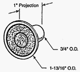 Prime Line Prod. 161522 Closet Door Knob