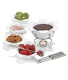 Blossom 11 Piece Chocolate Fondue Set by Trudeau