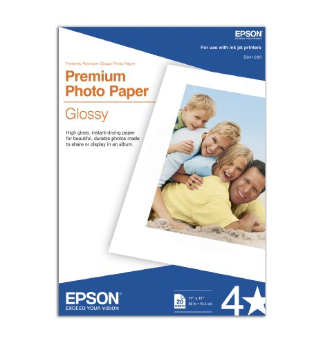 Epson Premium 11 X 17IN Glossy Photo Paper for SP 1270 20-Sheets Epson Premium 11 X 17IN Glossy Photo Paper for SP 1270 20-Sheets