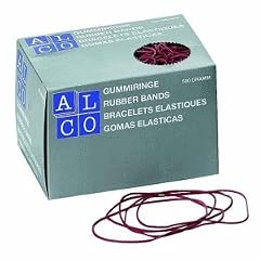 5 Star Office 700215 Gummiringe 500 g �100 mm Pack, rot