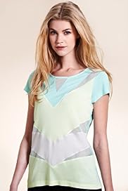 Limited Collection Mesh Striped Jersey T-Shirt