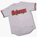 Stephen Drew #6 Diamondbacks Adult AWAY Replica Jersey