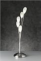 PLC Lighting 98825 SN Satin Nickel Bouquet Contemporary / Modern Table Lamp from the Bouquet Collection