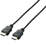 ELECOM HDMI�P�[�u�� �X���� 0.7m �u���b�N DH-HD13AS07BK