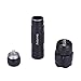 SecurityIng 600 Lumens XM-L T6 LED Flashlight 5 Modes LED Lighting Lamp Flashlight Torch with Clip for Easily Carrying (18650 Battery Not Included)