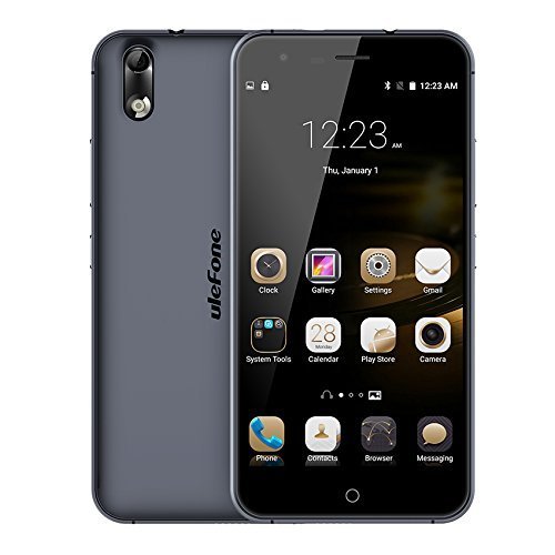 Ulefone Paris Mt6753 Octa-core Unlocked Cell Phones 2G RAM 16G ROM (Black) by UleFone [並行輸入品]