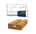 BOSCH 85413M 7/8-Inch Diameter 5/8-Inch Cut Carbide Tipped Stair Router Bit 1/2-Inch Shank