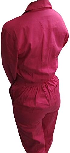 Pink Overall Pink Boiler Suit Pink Jumpsuit Pink Coveralls Size20 USA