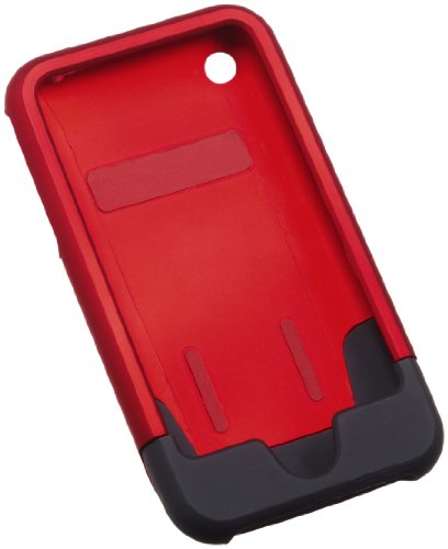 AmazonBasics Shell-Case for iPhone 3G, 3GS (Red/Black) image