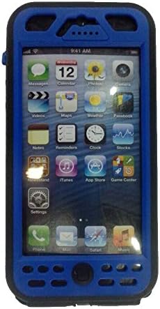 "Dr Out Door" IP68 Fully Water-Proof Hard-Shell Case with Screen Protector for iPhone 5/5s (Blue FS-5GS-2)