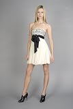 Embellished Silk Chiffon Cocktail Dresses by BCBG MAXAZRIA