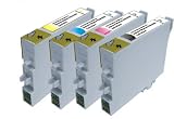 Epson Compatible 4-pack T0691, T0692, T0693, T0694 For use with: Epson CX5000 CX6000 CX7000F, CX7400, CX8400, CX9400F & C120 Printers