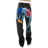 Yoropiko Royal/Sky/Pink Hungry Dragon denim jeans YORO5416