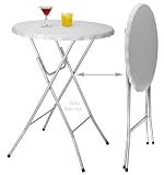 Stehtisch weiss Ø80cm